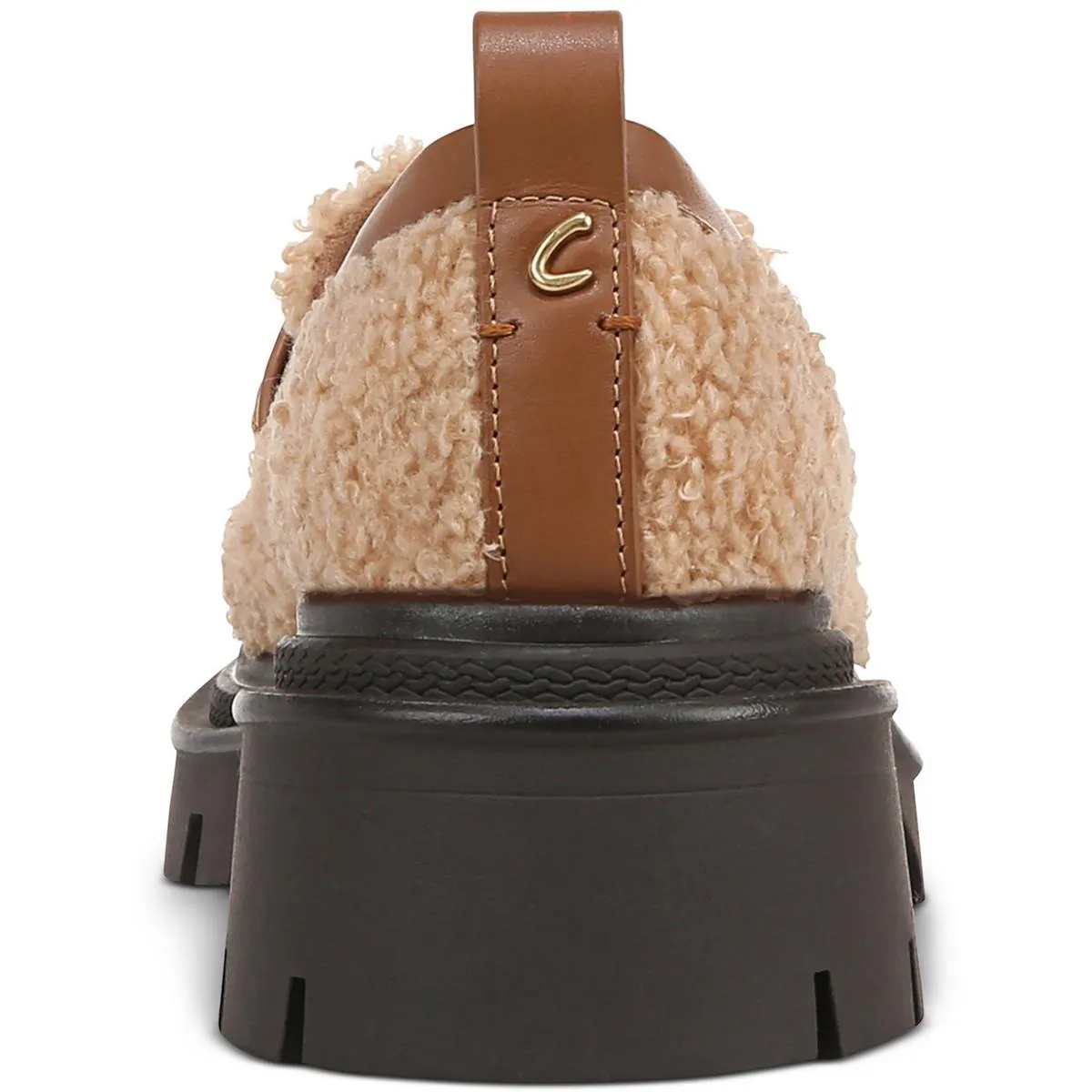 Pierre Womens Lugged Sole Suede Loafers