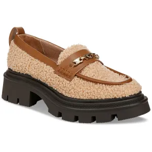 Pierre Womens Lugged Sole Suede Loafers