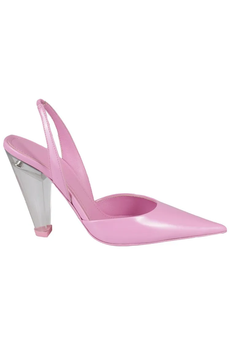 Pink Leather Sandal