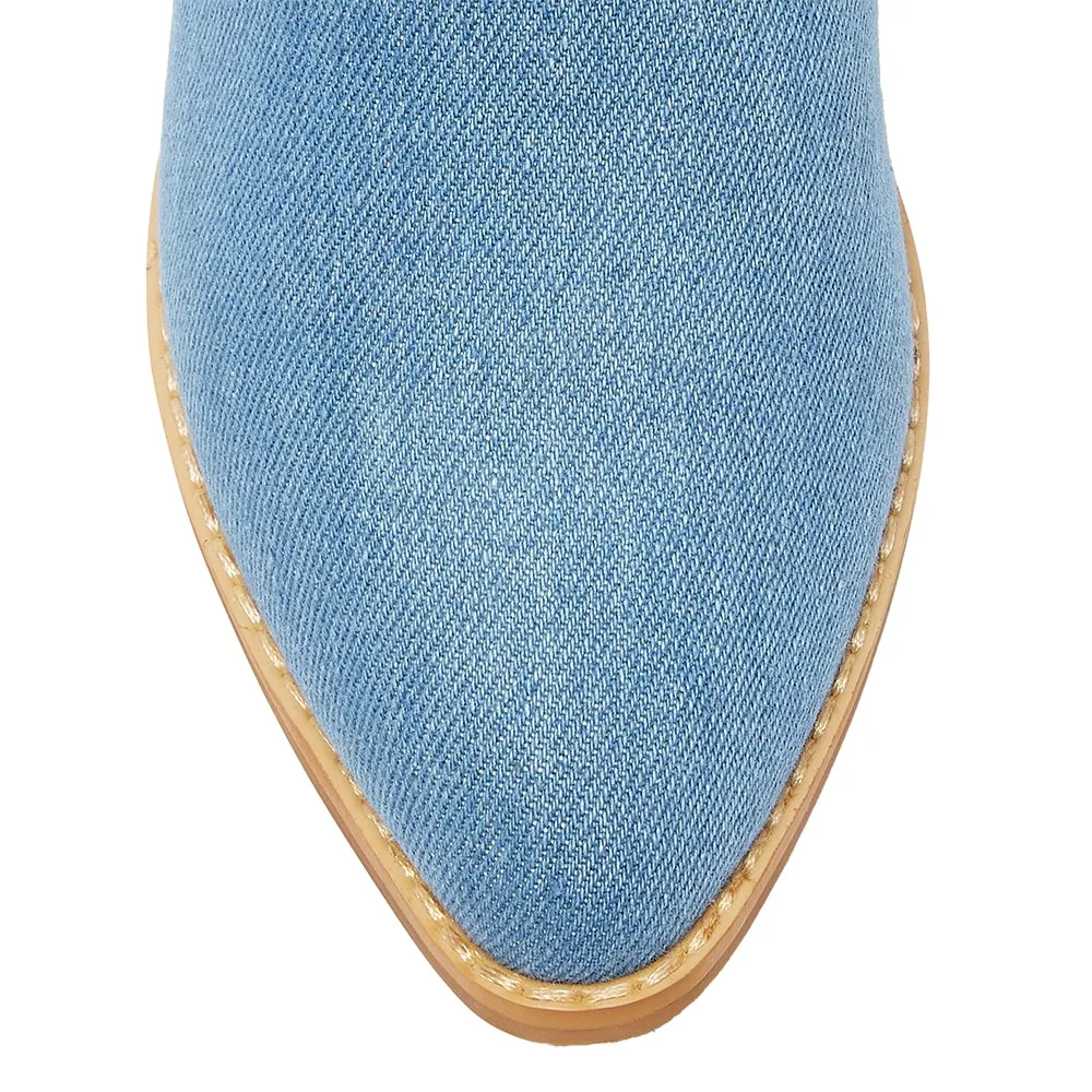 Polly Boot in Denim