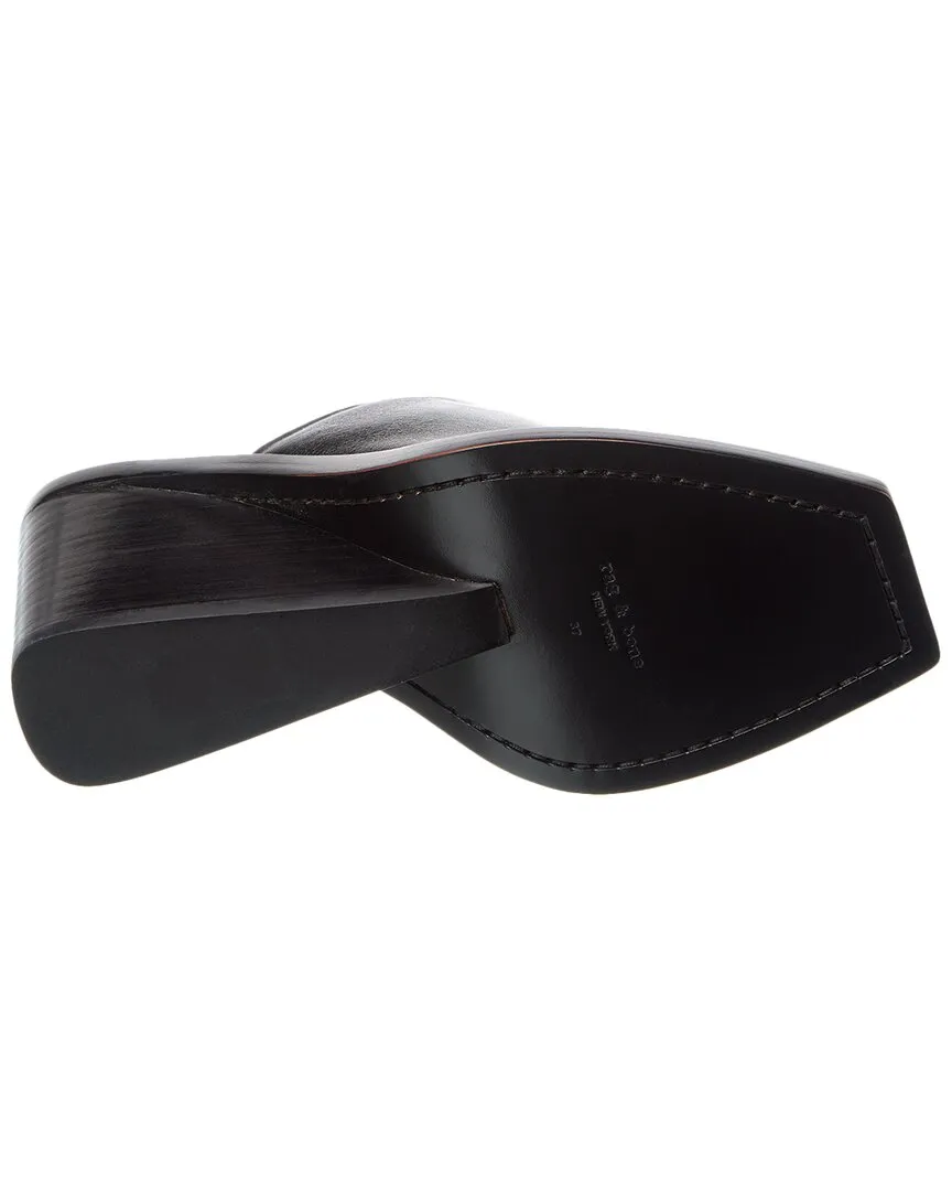 rag & bone Santiago Leather Wedge Sandal