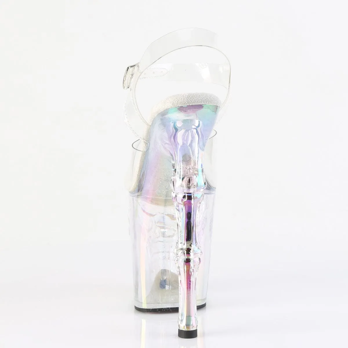 RAPTURE-808HT Platform Shoes Clear/Holo Tinted