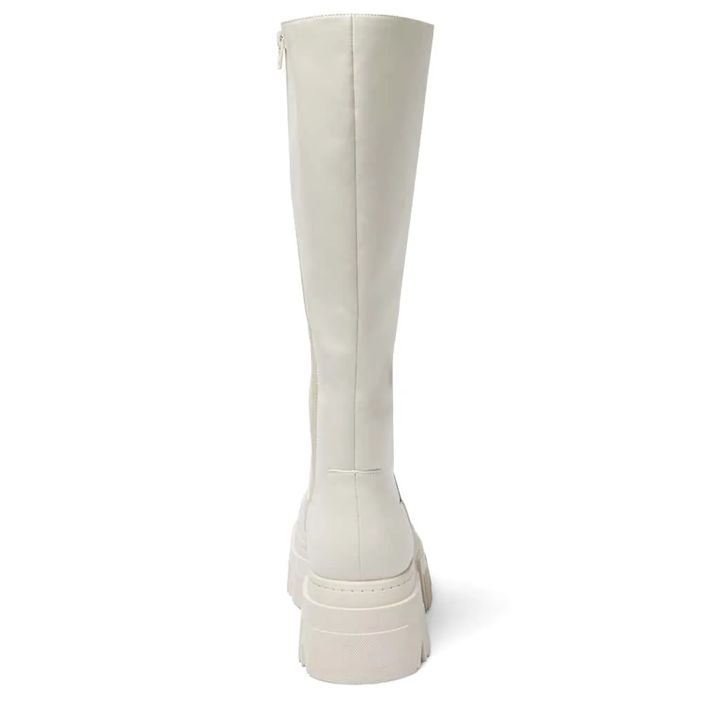 Rapture Boot in Bone Smooth