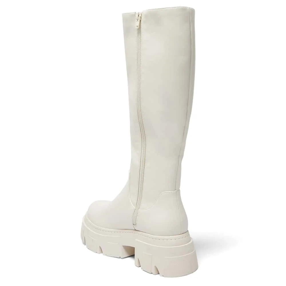 Rapture Boot in Bone Smooth