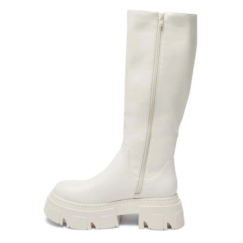 Rapture Boot in Bone Smooth