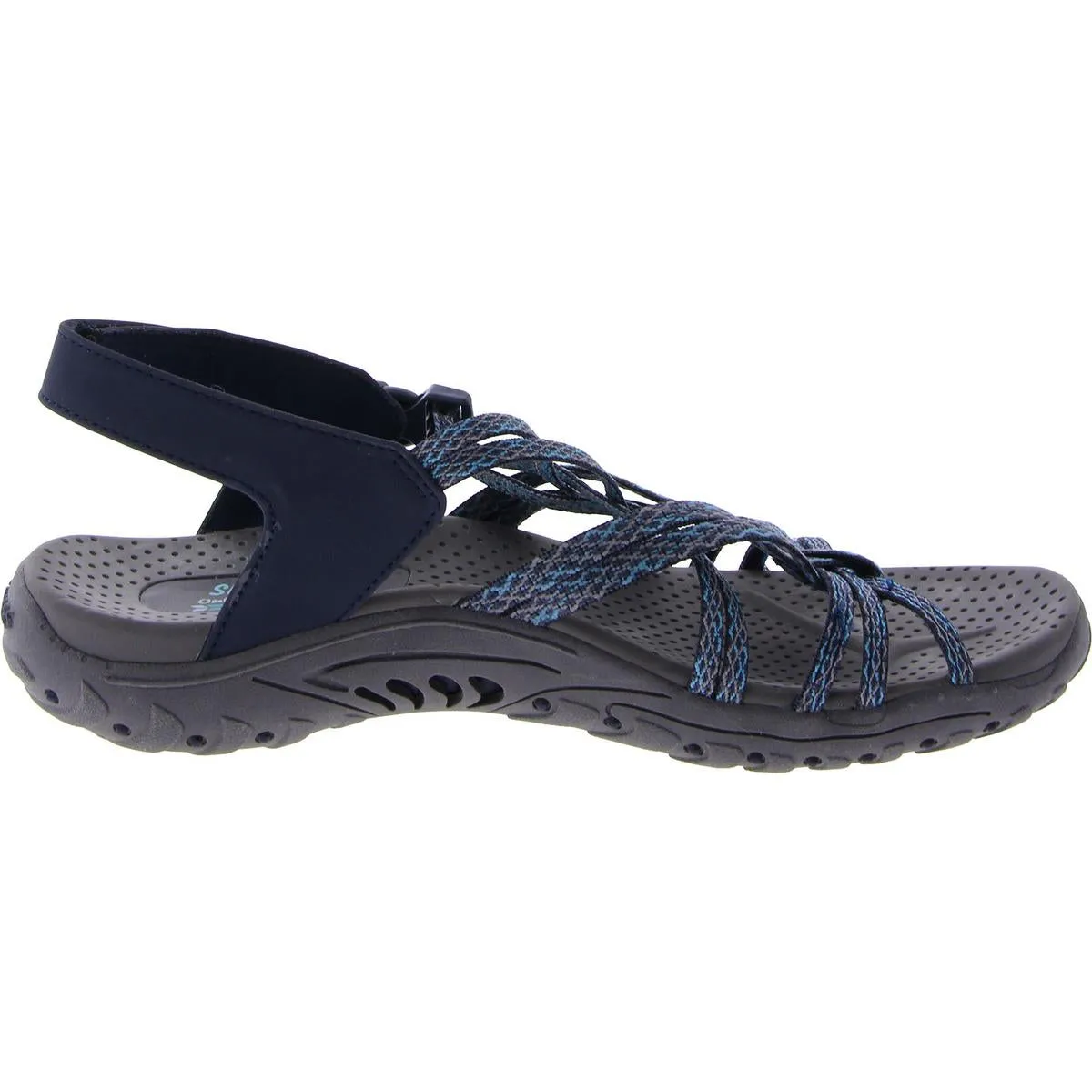 Reggae Womens Criss-Cross Strappy Slingback Sandals