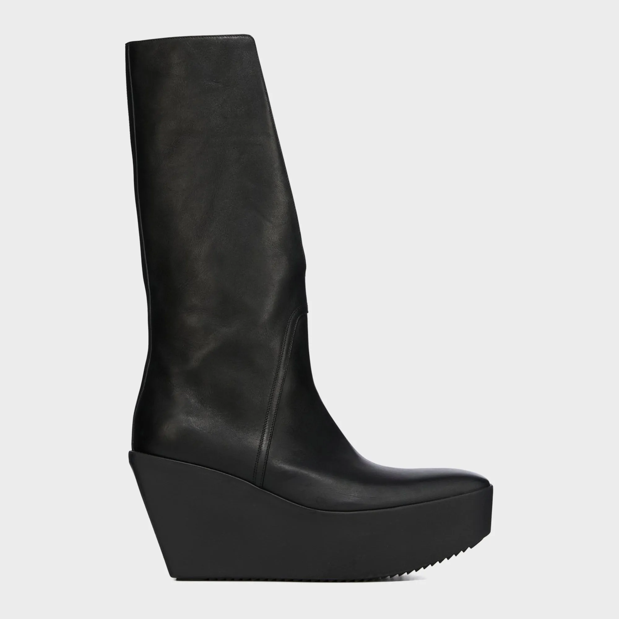 Rick Owens Bauhaus Ballast Pull on Stivali - Pelle Black