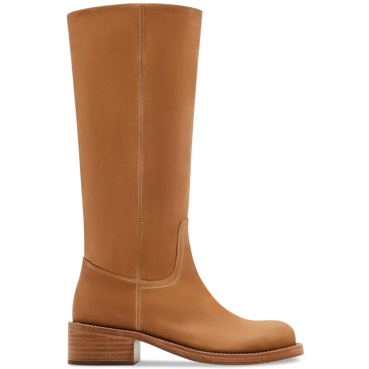 RIGG03S1 Womens Two Tone Leather Mid-Calf Boots