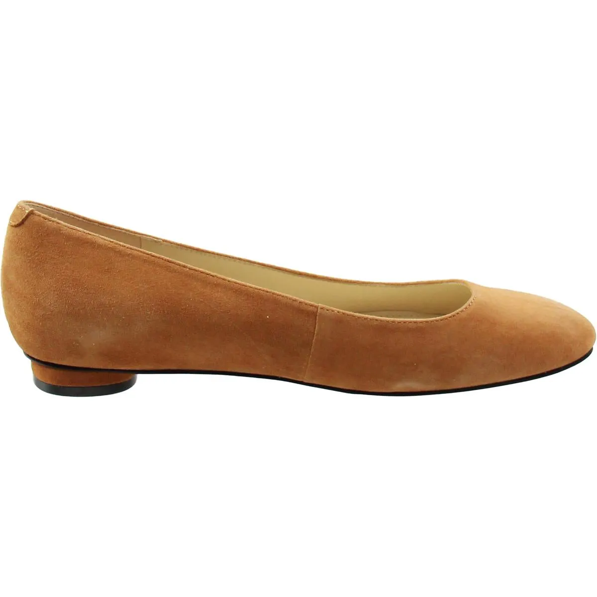 ROBBE Womens Laceless Suede Ballet Flats