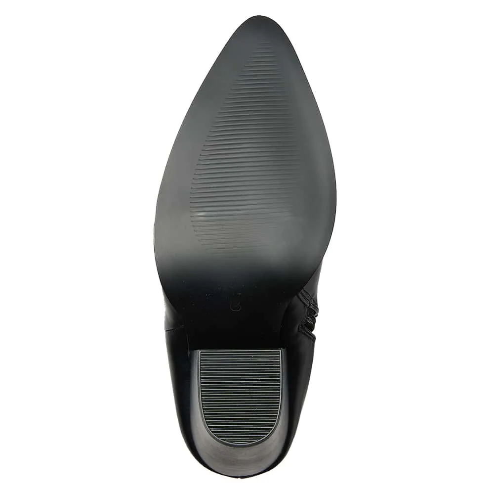 Rocco Boot in Black Smooth