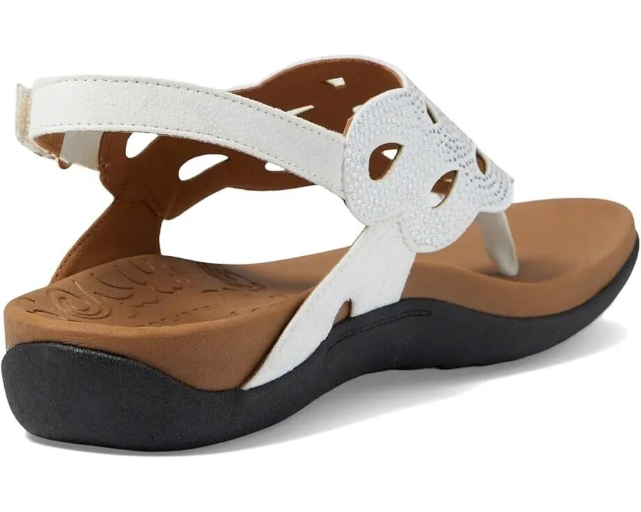 Rockport Ridge CJ1919-040 Sandals Women's US 9.5 White Leather Slingback ZPO2086