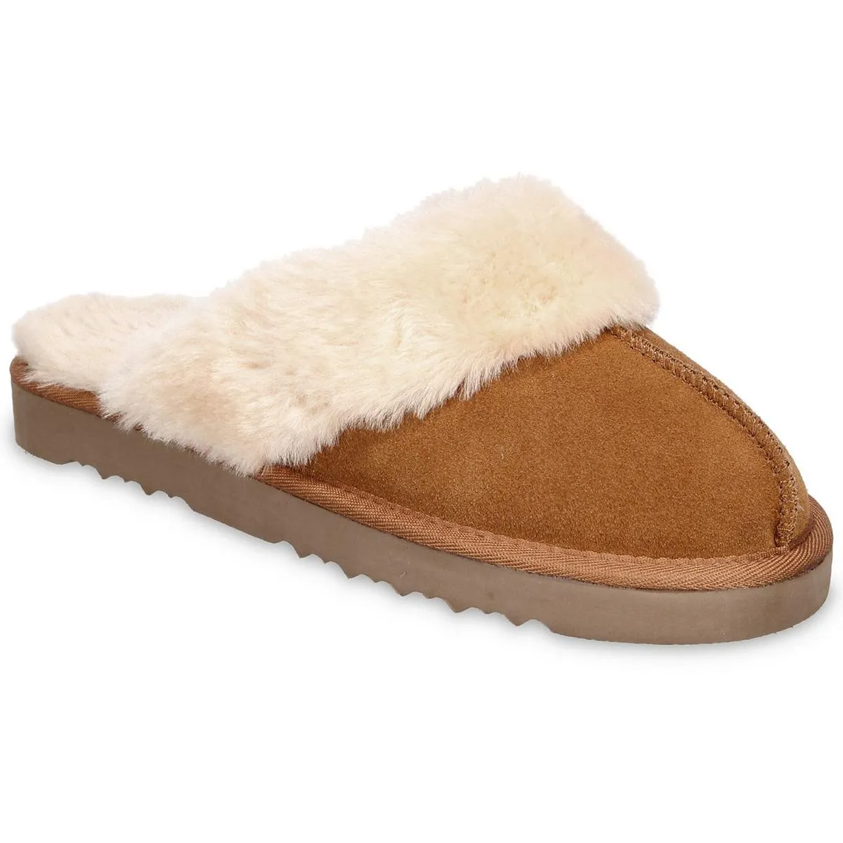 Rosiee Womens Supercomff Faux Fur Slide Slippers