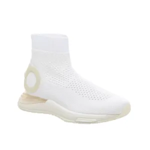 SALVATORE FERRAGAMO Gardena Women's 726203 White Sock Sneaker