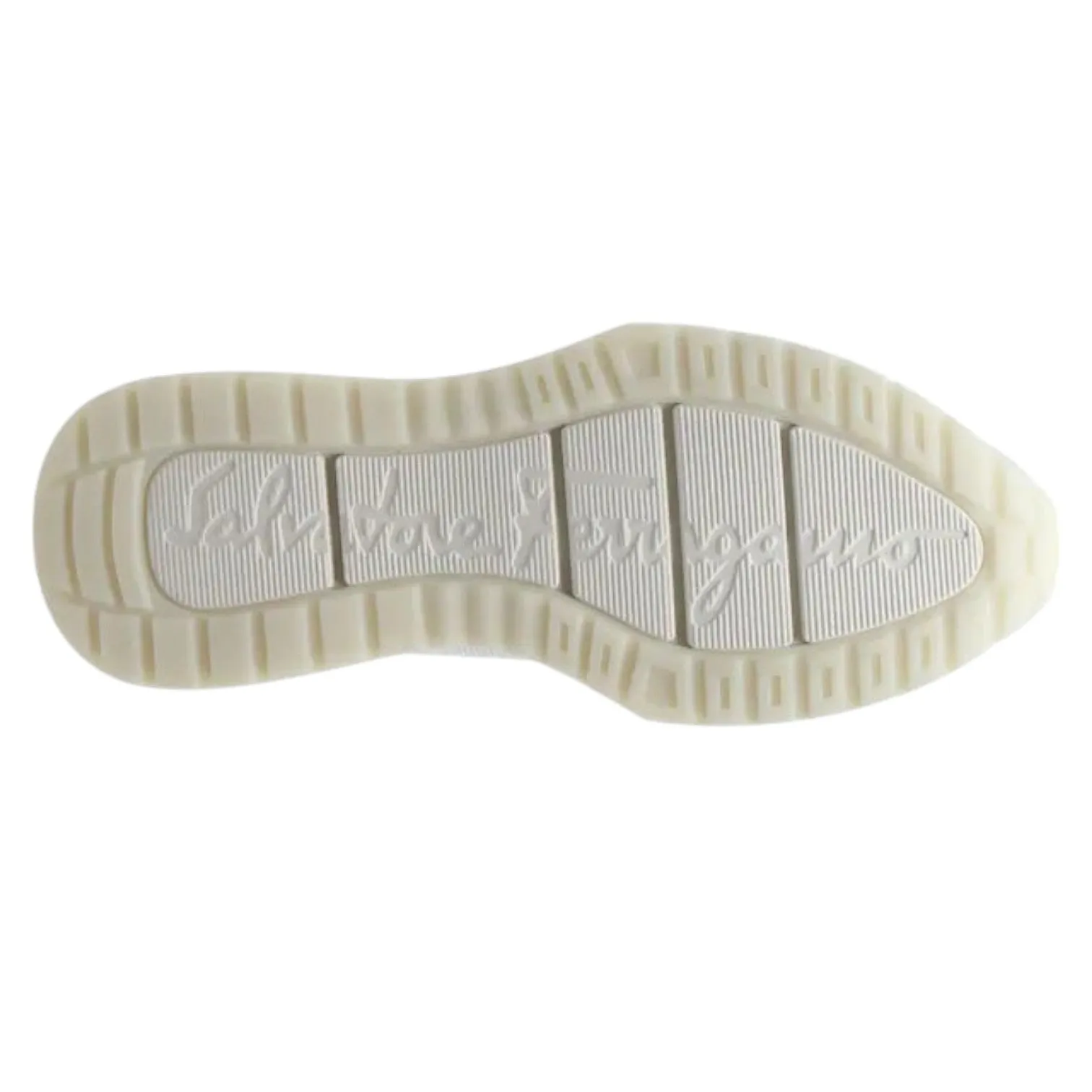 SALVATORE FERRAGAMO Gardena Women's 726203 White Sock Sneaker