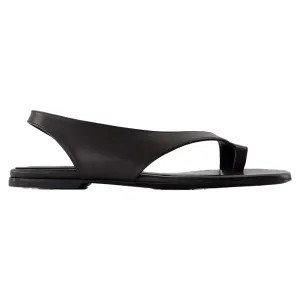 Sandals - TOTEME - Leather - Black