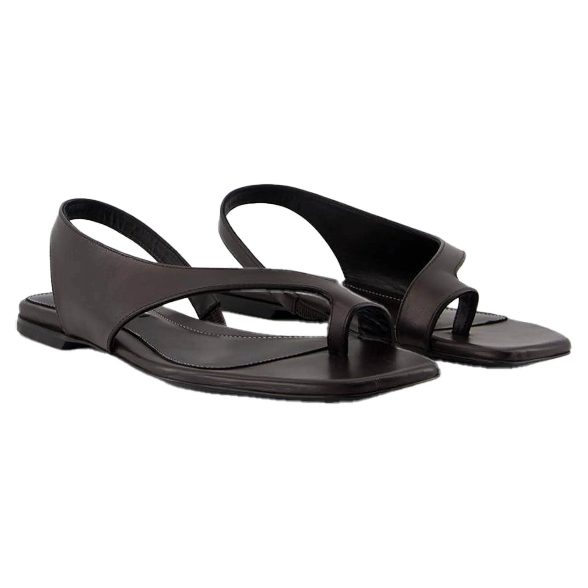 Sandals - TOTEME - Leather - Black