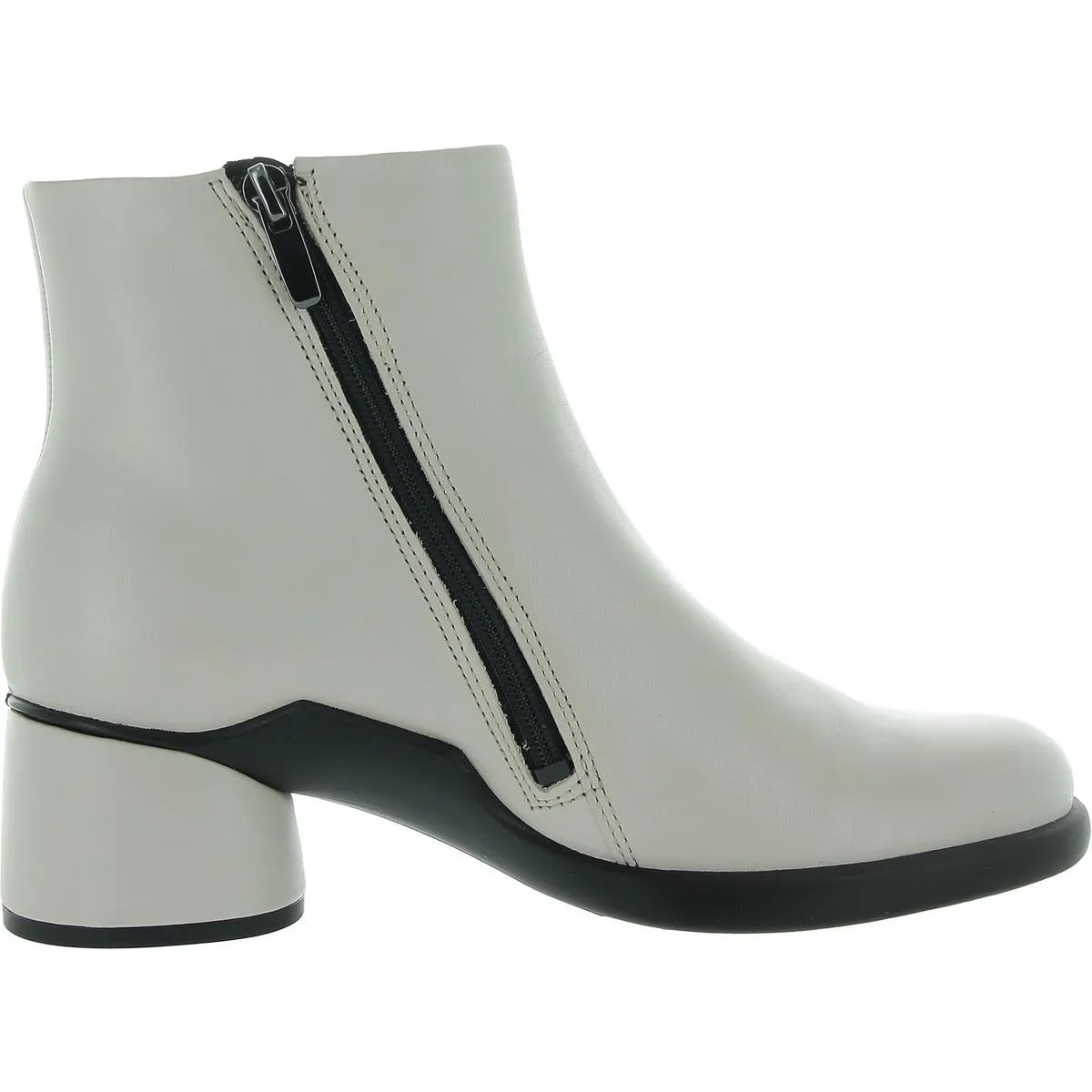 Sculped LX Womens Zip Up Slip On Ankle Boots