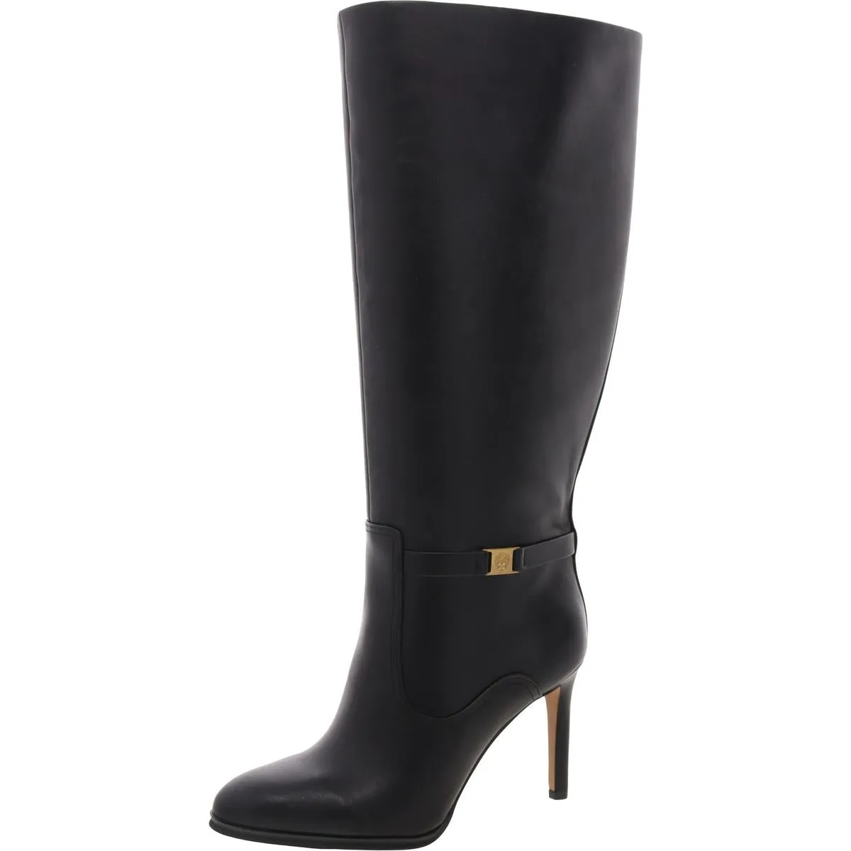 SKYLIE Womens Wide Calf Leather Knee-High Boots