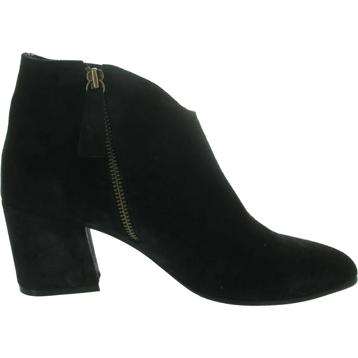 Sophie Womens Zipper Suede Ankle Boots