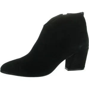 Sophie Womens Zipper Suede Ankle Boots