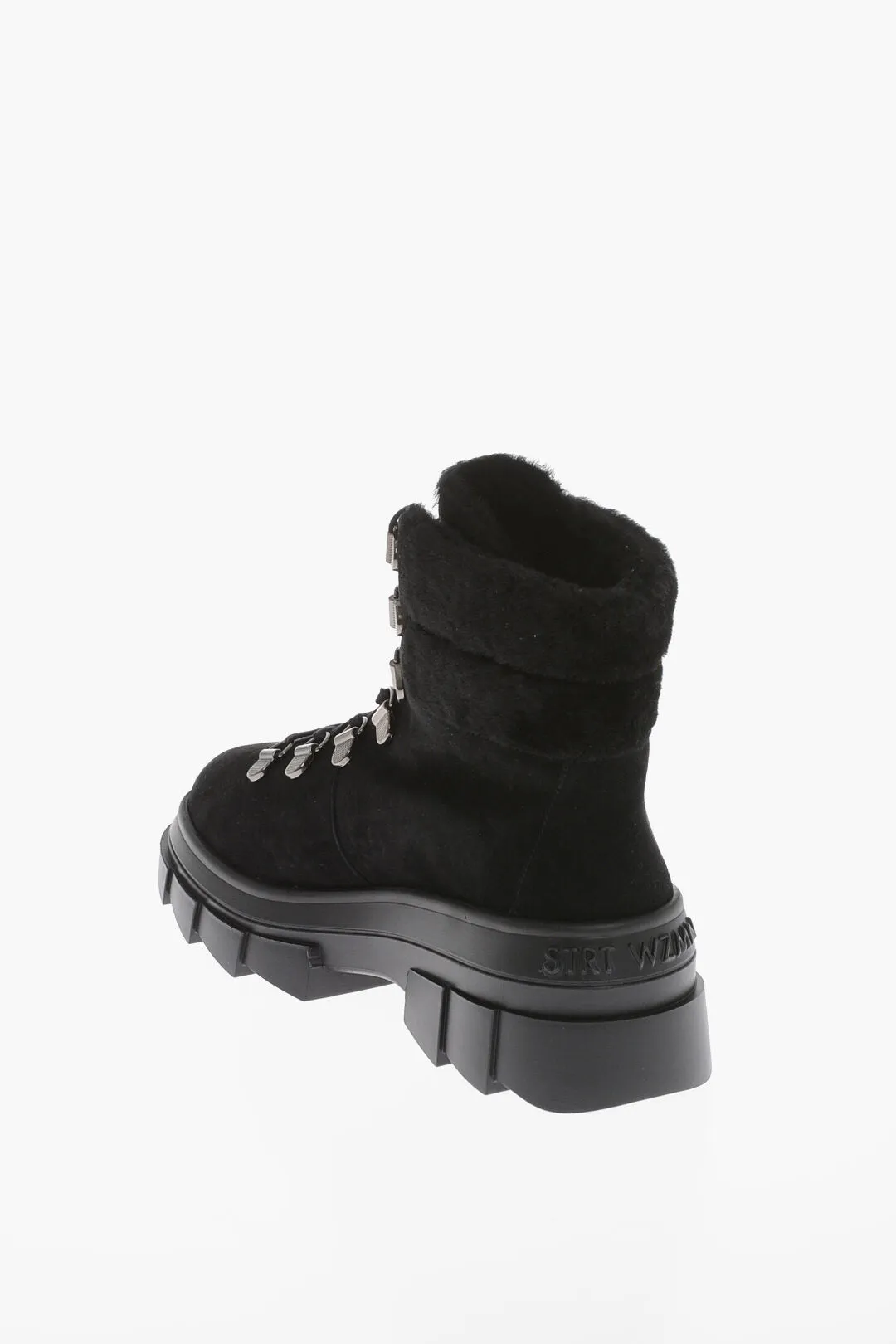 Stuart Weitzman Suede Leather Hiker Chill Boots