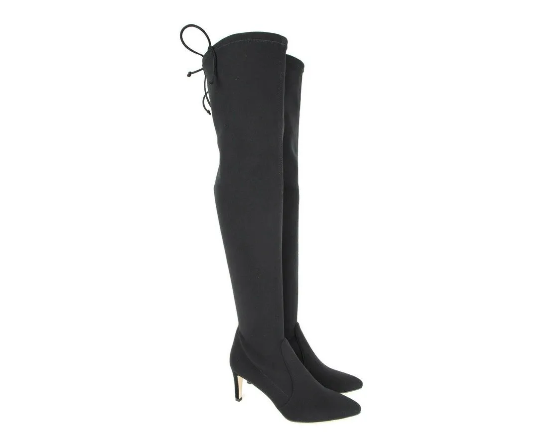 Stuart Weitzman Women's Stretch Fabric Lycra Over the Knee Boot