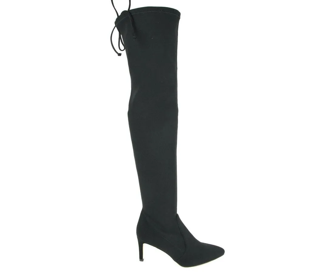 Stuart Weitzman Women's Stretch Fabric Lycra Over the Knee Boot