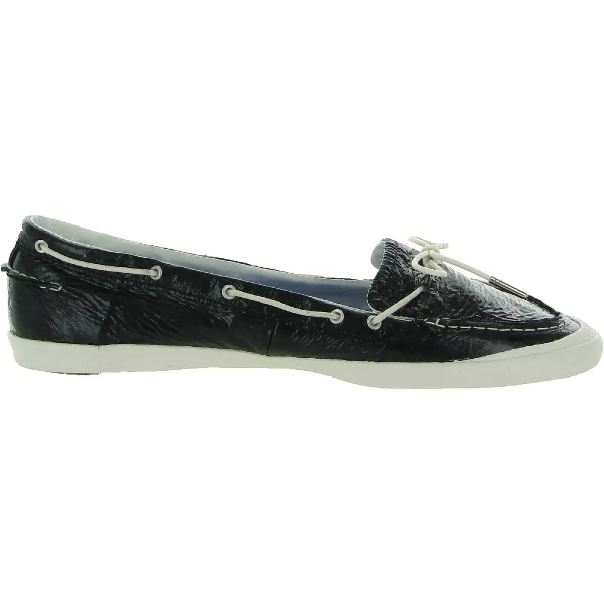 Sunniva Patent     Womens Crinkled Patent Lightweight Boat Shoes