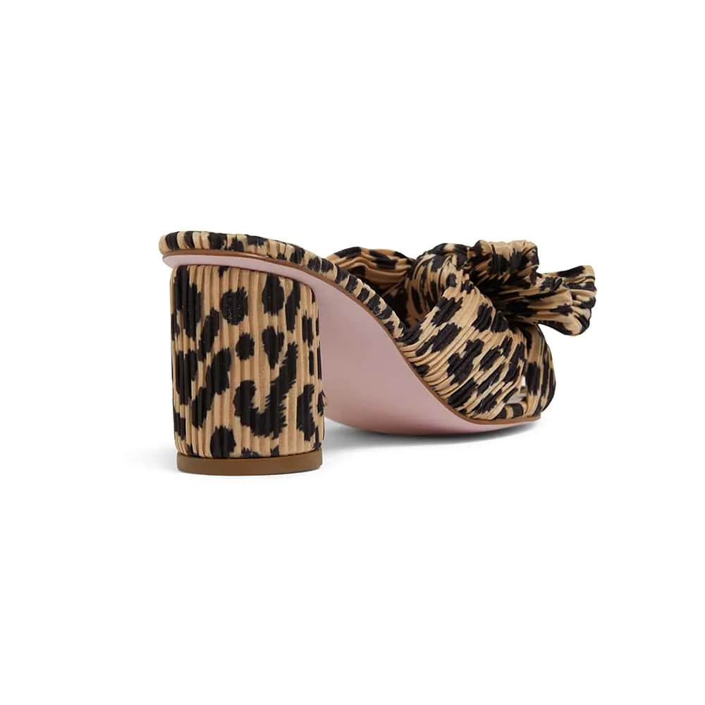 Surge Heel in Leopard Fabric