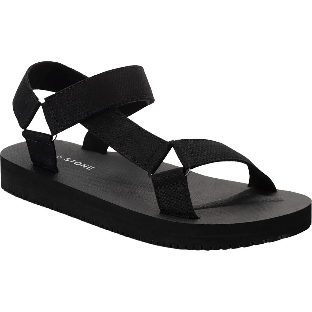 Tabbyy Womens Mesh Adjustable Straps Flatform Sandals