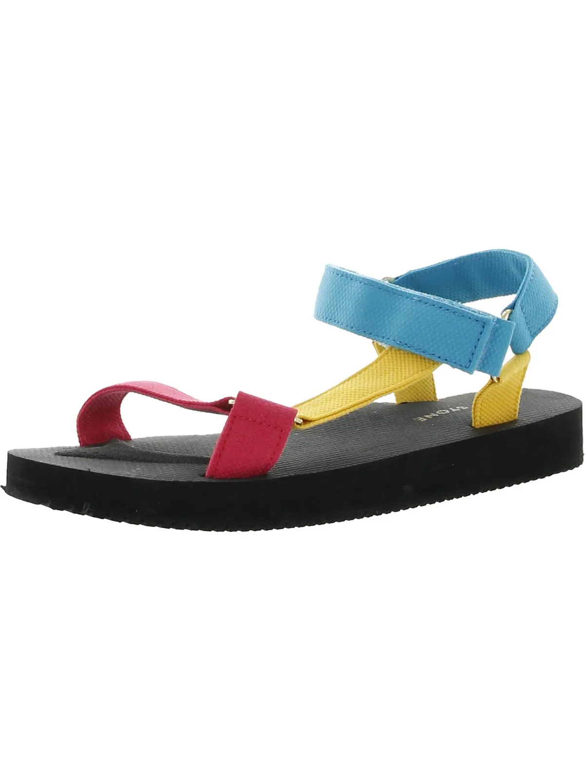 Tabbyy Womens Mesh Adjustable Straps Flatform Sandals