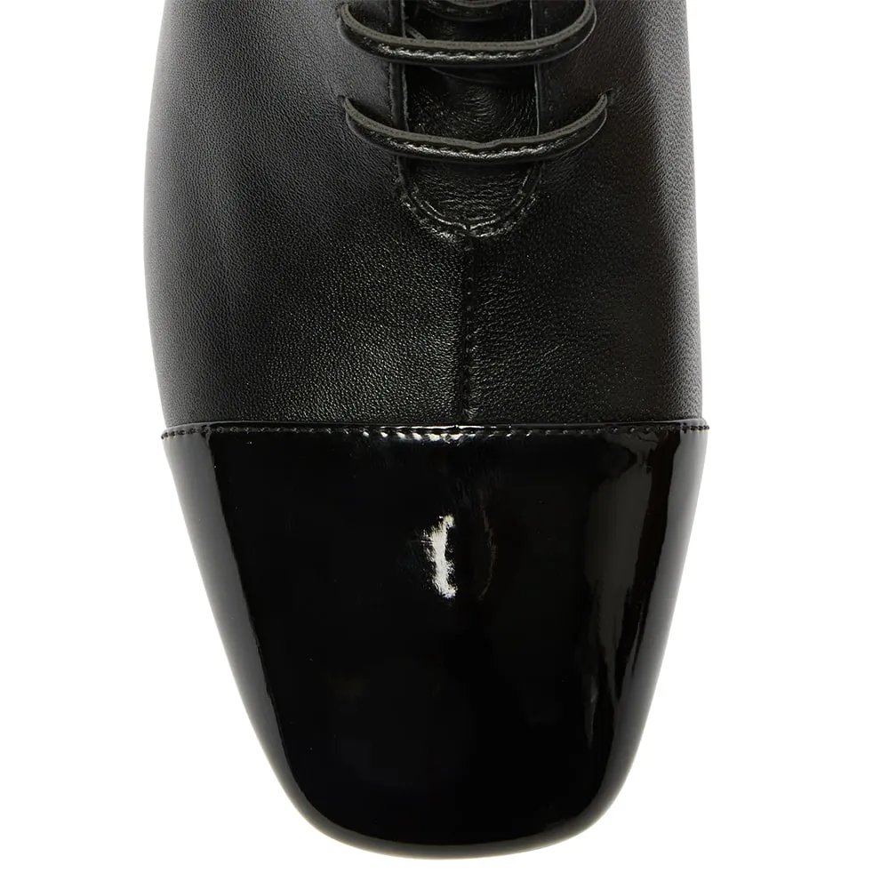 Talent Boot in Black On Black Leather
