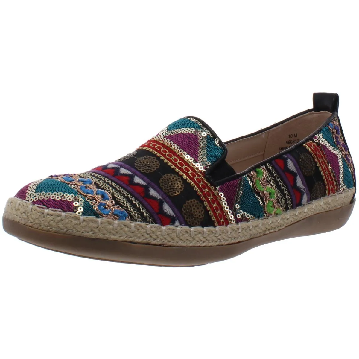 Terri Womens Faux Leather Slip On Loafers