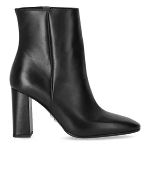 Tessa Black Heeled Ankle Boot