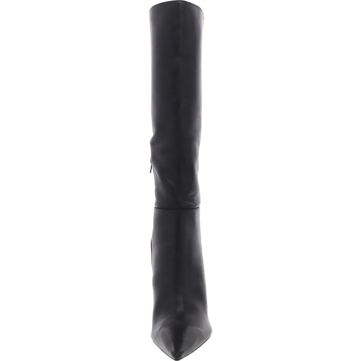 The Campaign Womens Zipper Leather Knee-High Boots