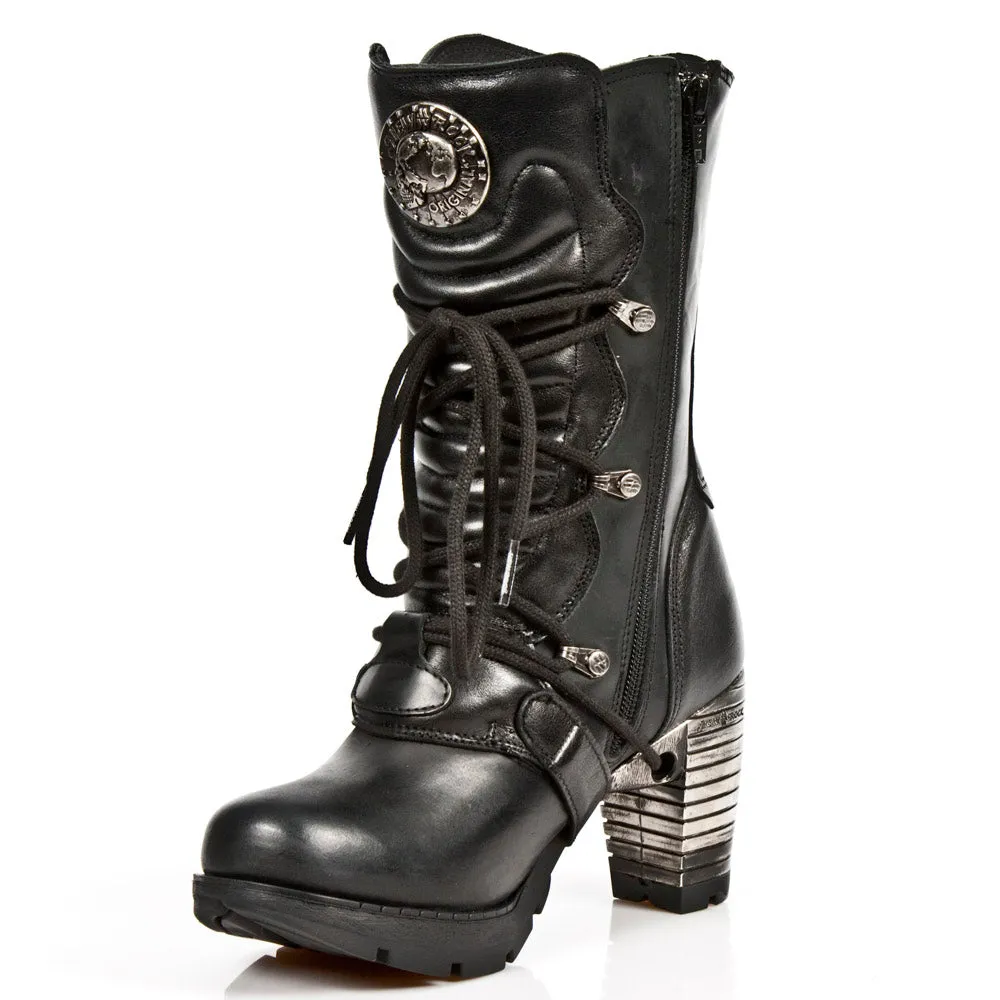 TR003-S1 Platform Heel Rock Punk Boots Goth
