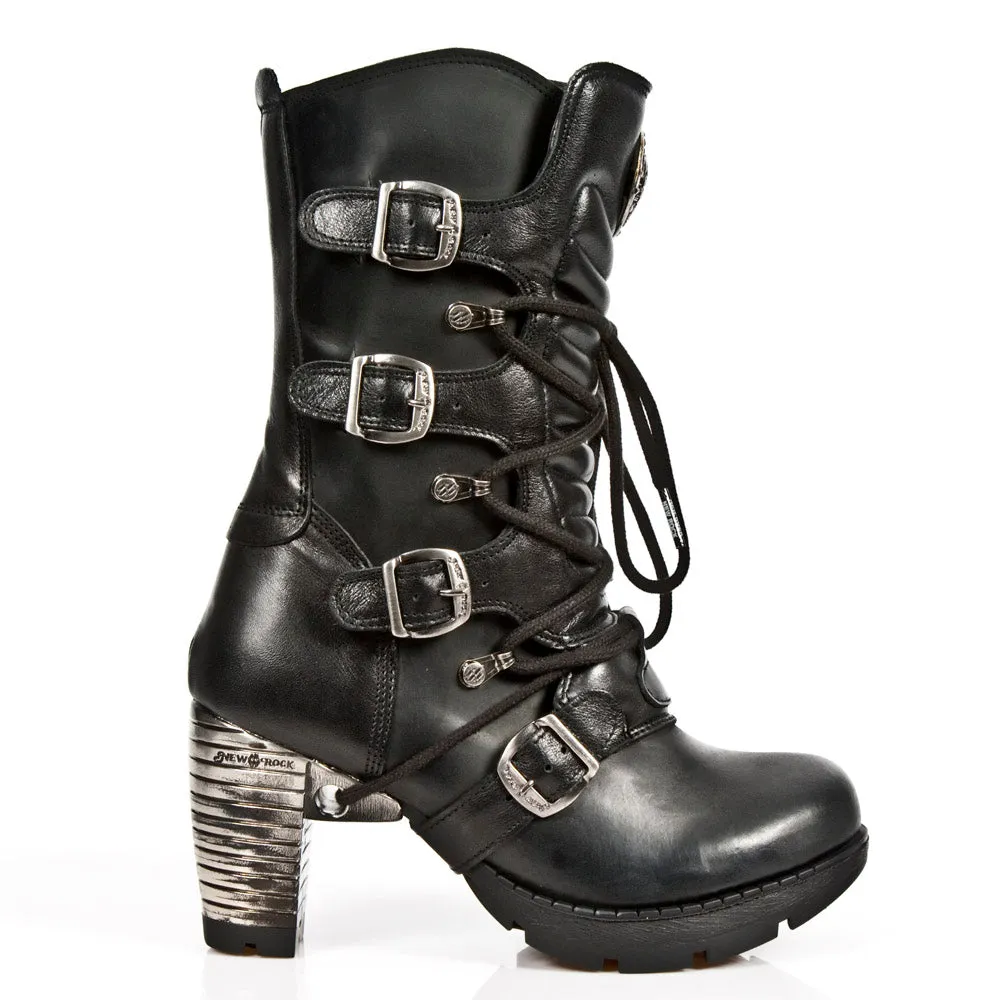 TR003-S1 Platform Heel Rock Punk Boots Goth