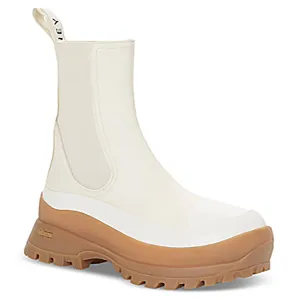 TRACE Womens Solid Man Made Motorcycle Boots