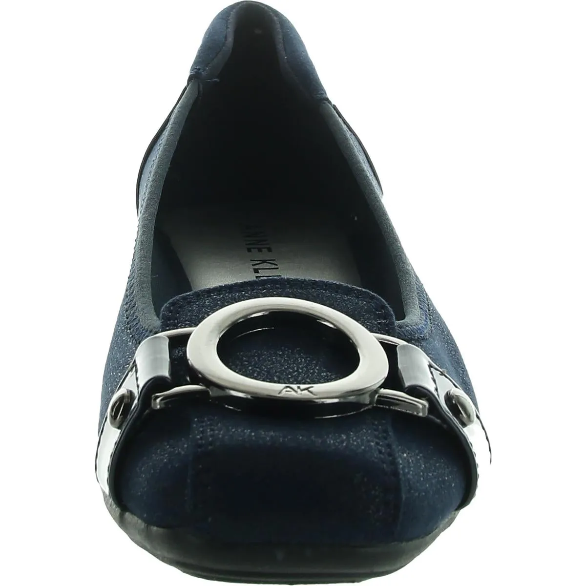 Umeko 2 Womens Buckle Shimmer Ballet Flats