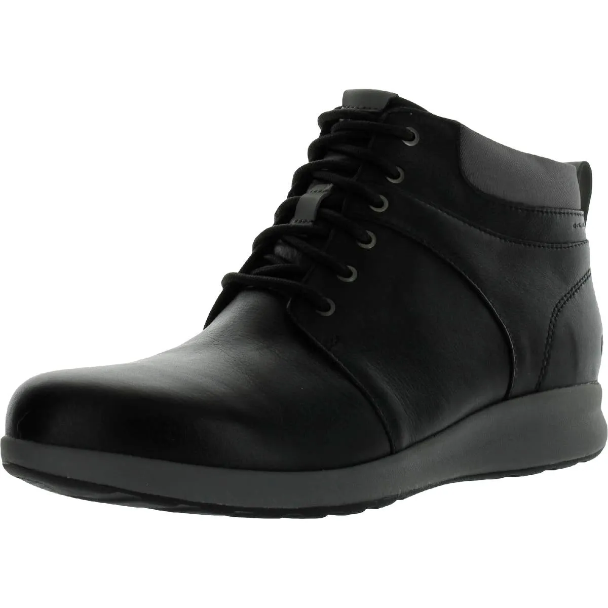 Un Adorn Walk Womens Leather Round Toe Ankle Boots