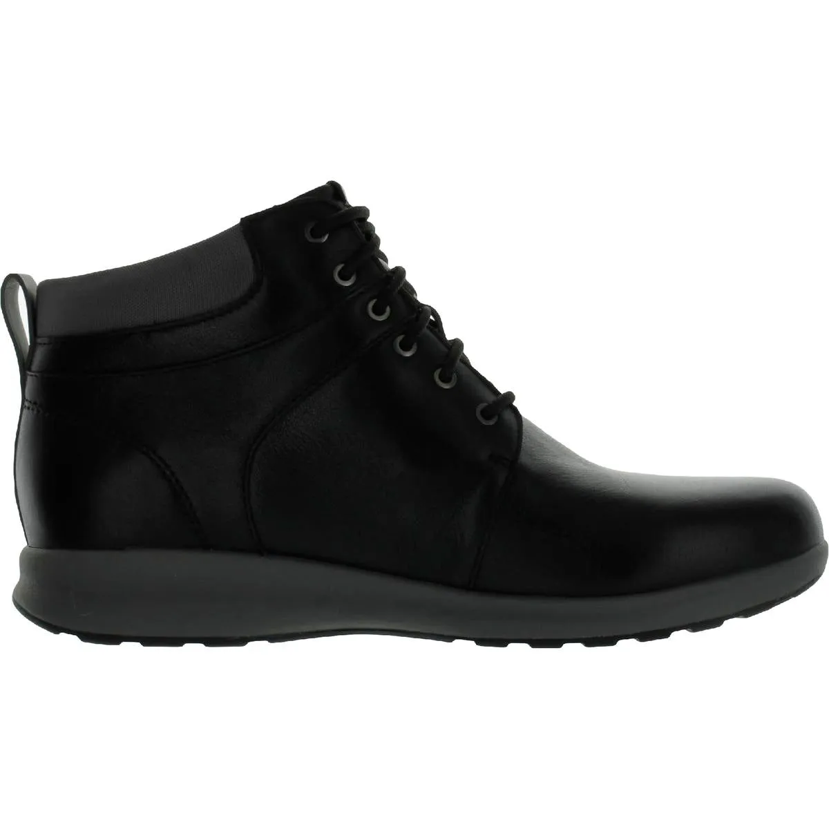 Un Adorn Walk Womens Leather Round Toe Ankle Boots