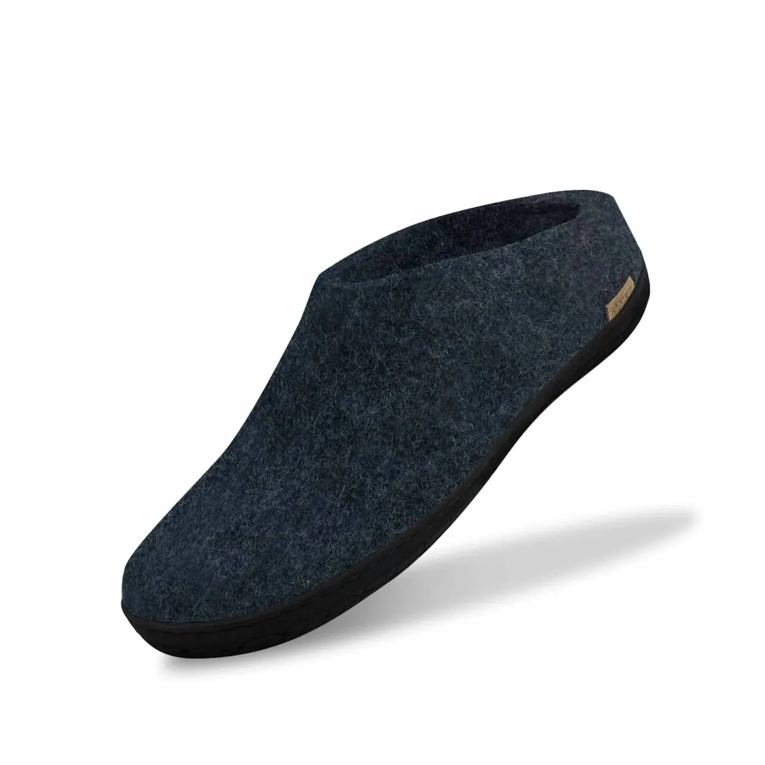 Unisex Slip-On With Black Natural Rubber Sole In Denim