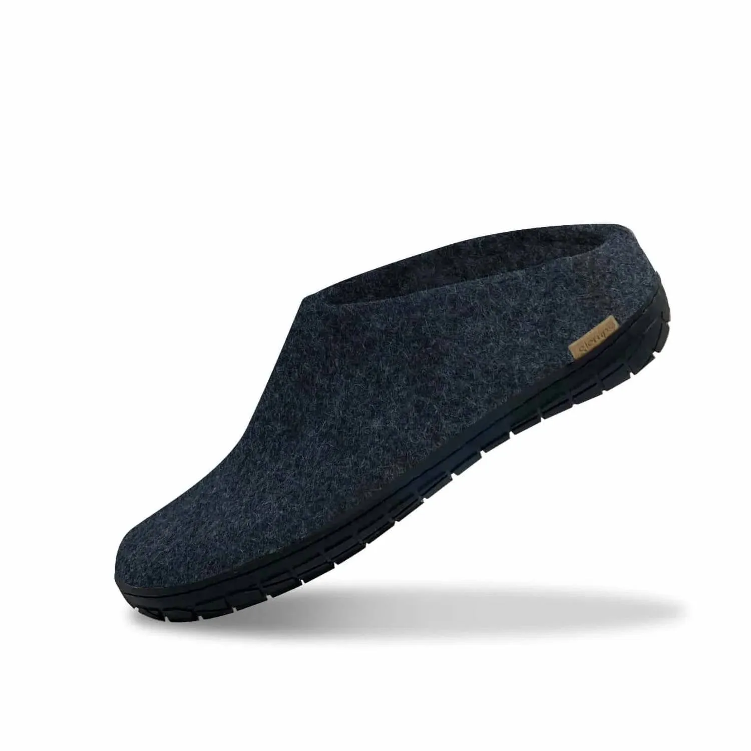 Unisex Slip-On With Black Natural Rubber Sole In Denim