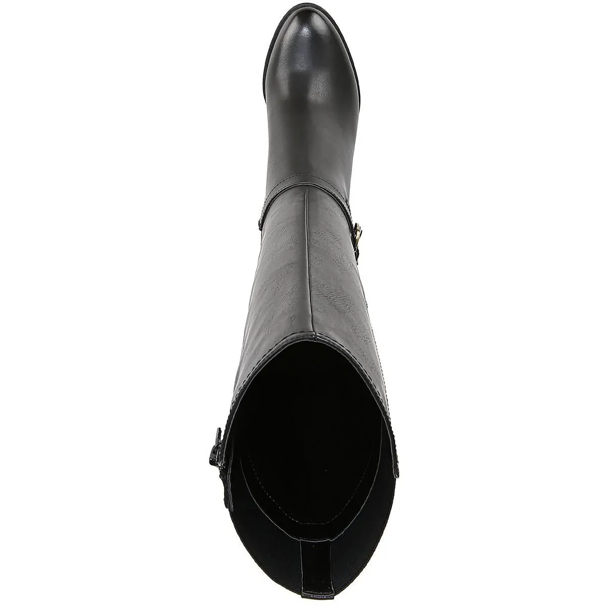 Up Town Womens Faux Leather Wide Calf Knee-High Boots