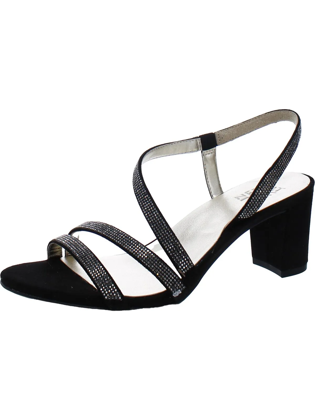 Vanessa Womens Leather Block Heel Heel Sandals