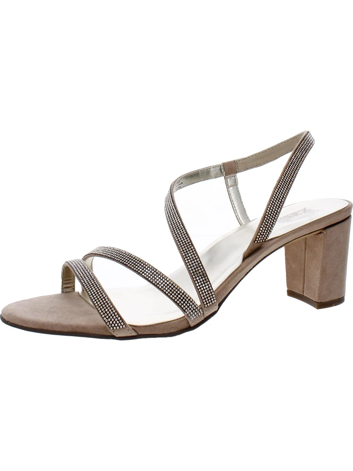 Vanessa Womens Leather Block Heel Heel Sandals