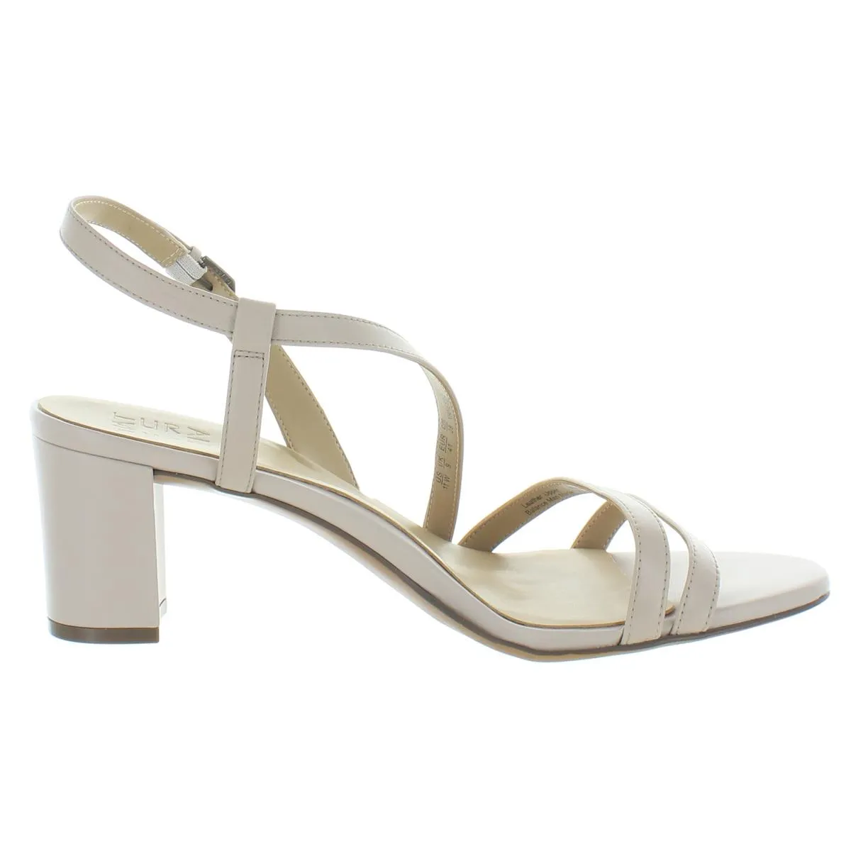 Vanessa Womens Leather Block Heel Heel Sandals