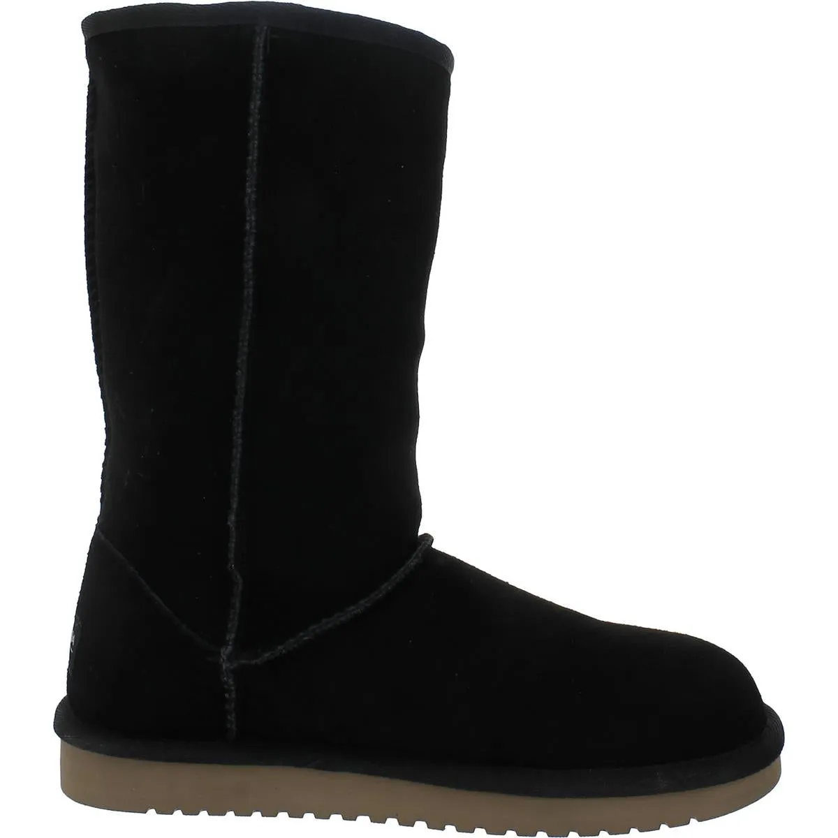 Victoria Tall Womens Suede SHEEP Fur Trim Casual Boots