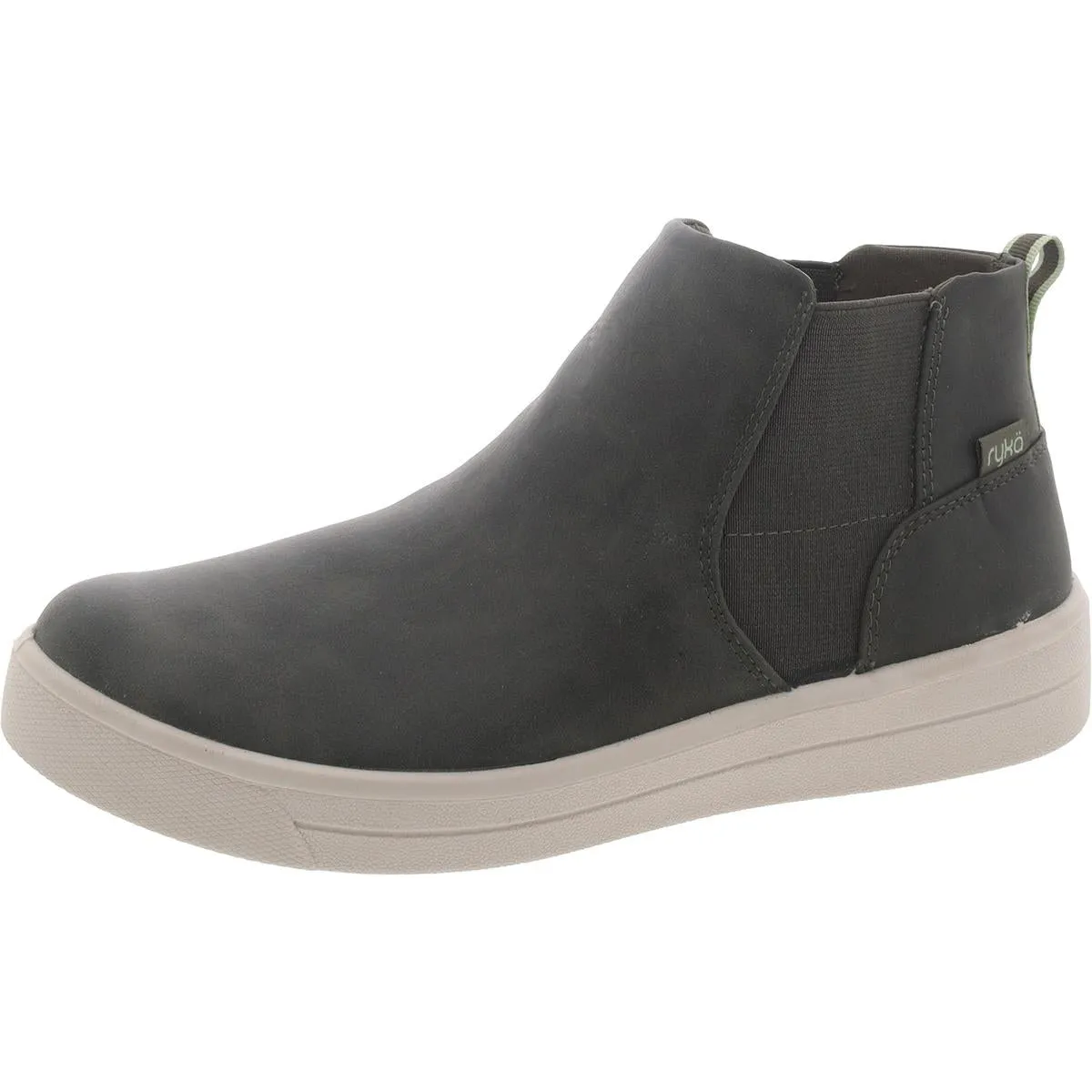viv boot Womens Leather Laceless Ankle Boots