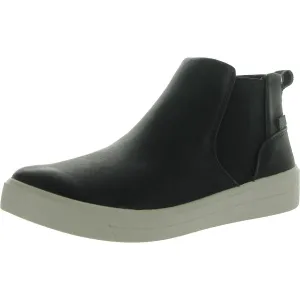 viv boot Womens Leather Laceless Ankle Boots